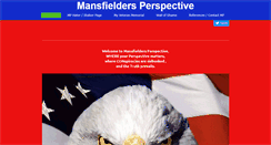 Desktop Screenshot of mansfieldersperspective.com